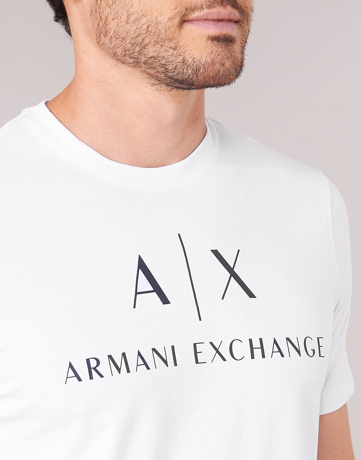 Armani Exchange Blanc HERSTO klwckiFu
