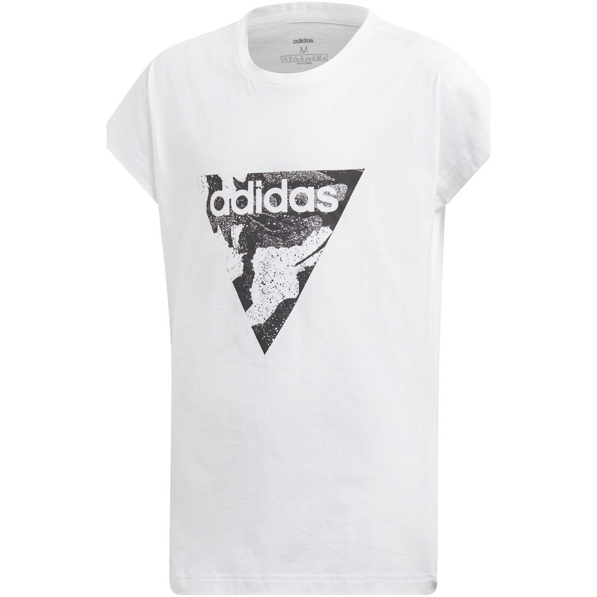 adidas Originals Blanc T-shirt Essentials Aop hqv94G0l