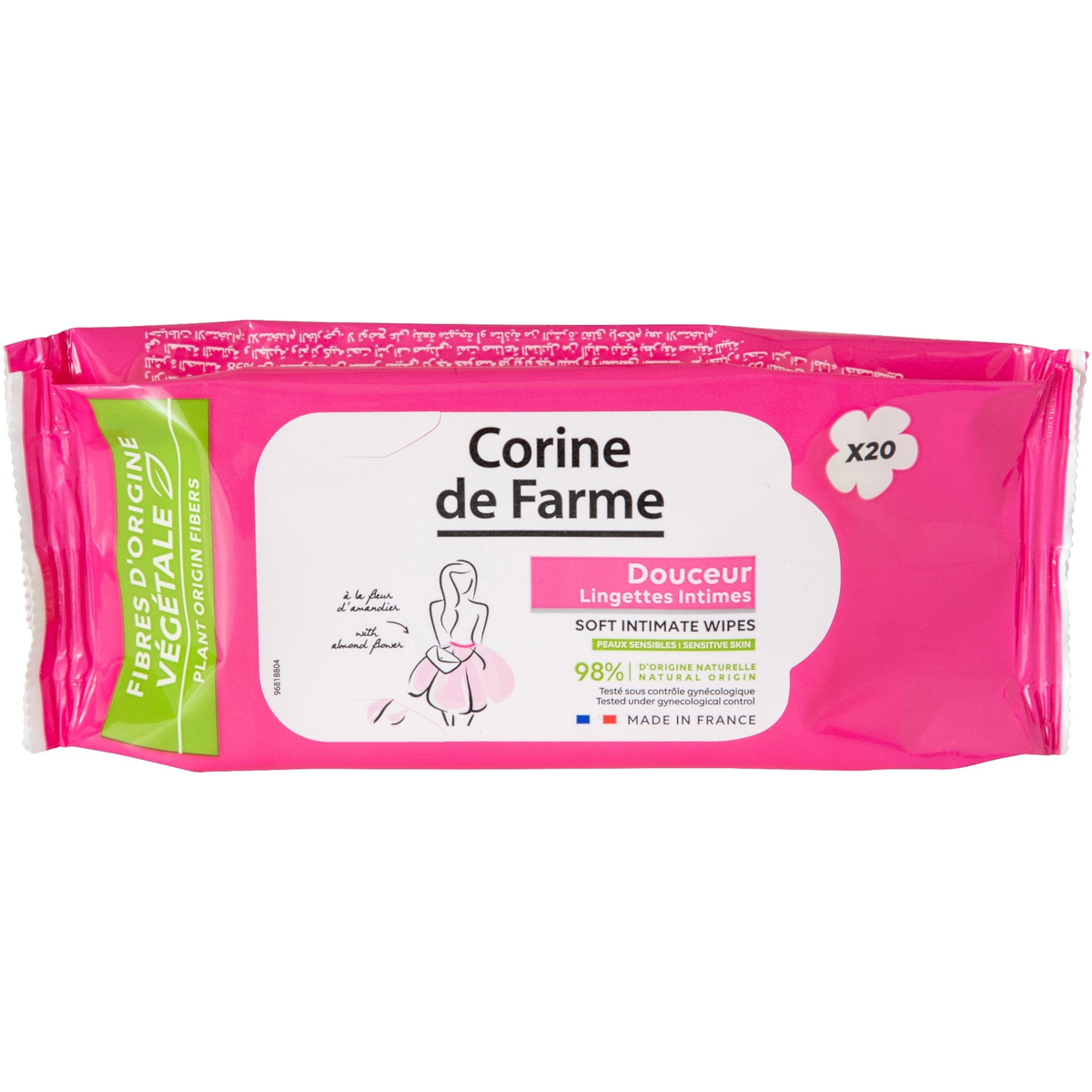 Corine De Farme Autres Lingettes Intimes Douceur - Fibre D´origine Végéta fHNgQM3Y