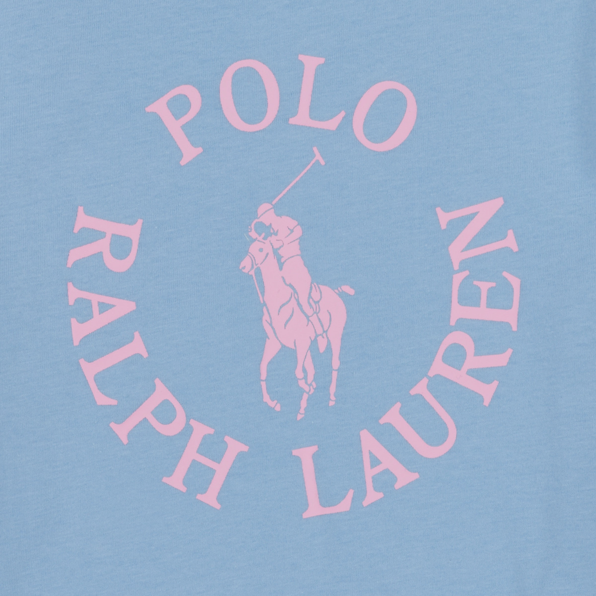 Polo Ralph Lauren Bleu Ciel / Rose SS GRAPHIC T-KNIT SHIRTS etCvIBEV