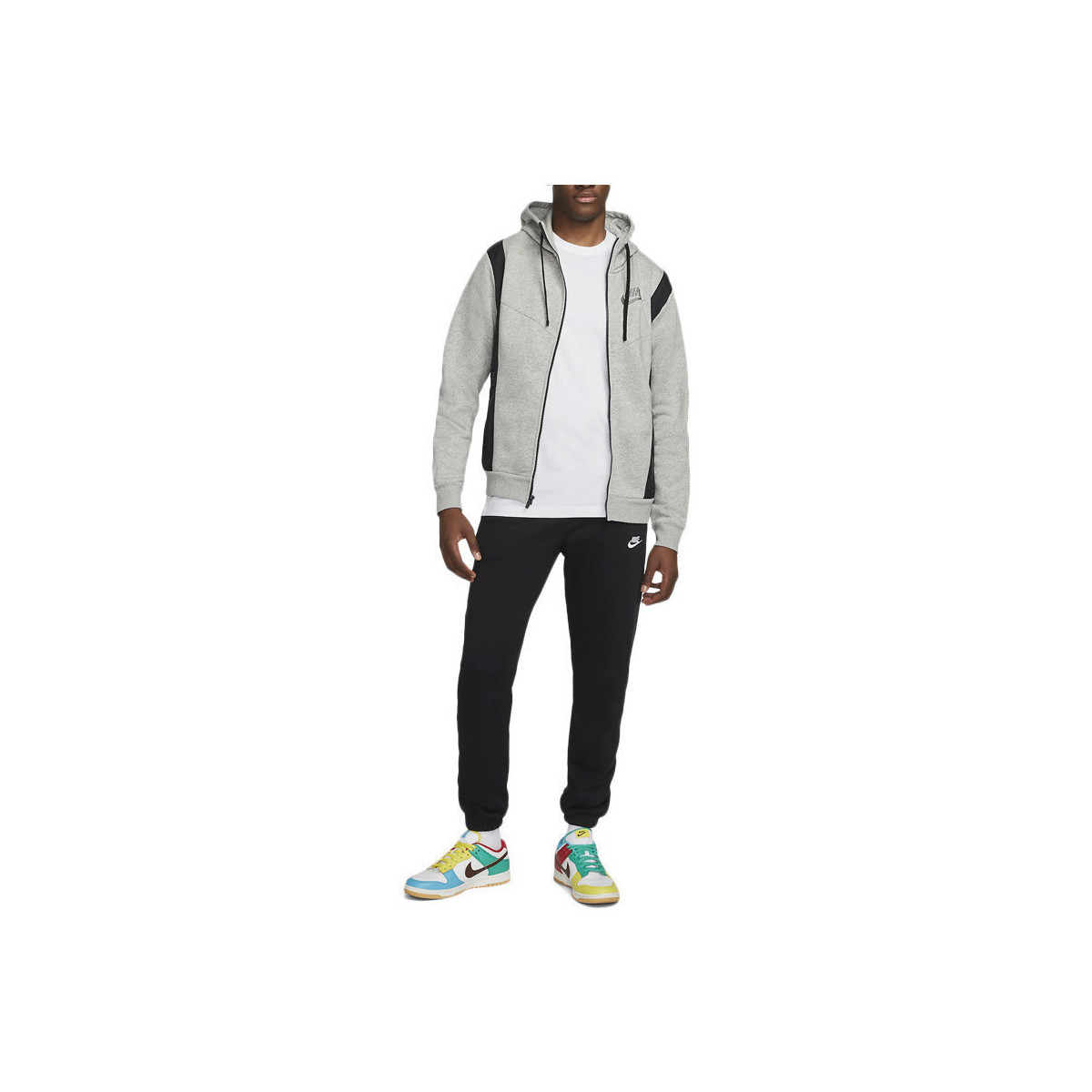 Nike Gris Sportswear Hybrid Fleece JU9aEN9a