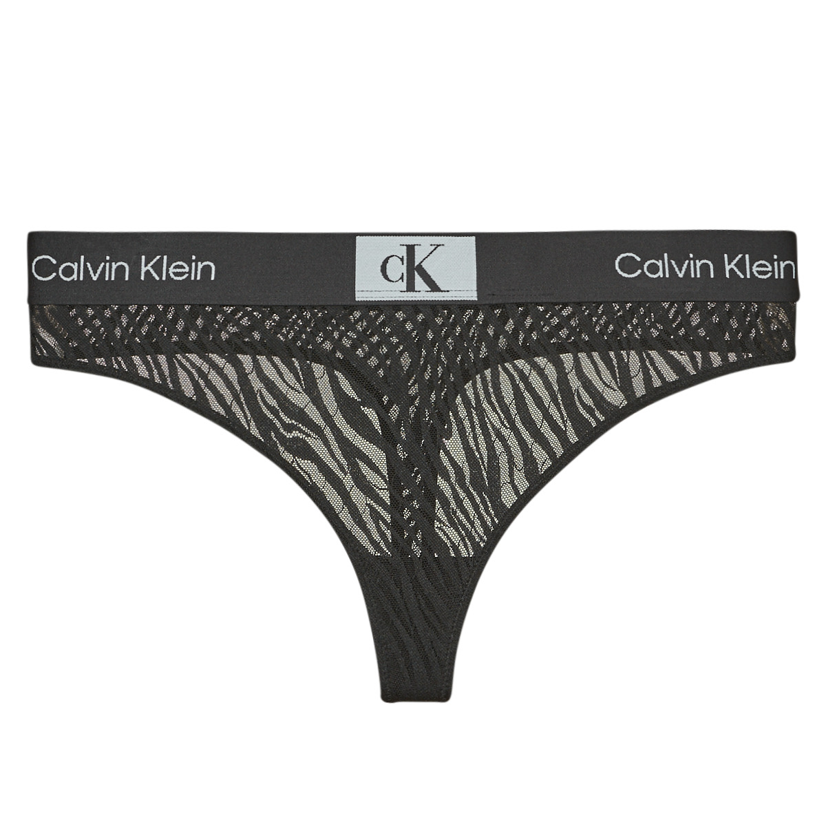 Calvin Klein Jeans Noir MODERN THONG KNs28Kfn