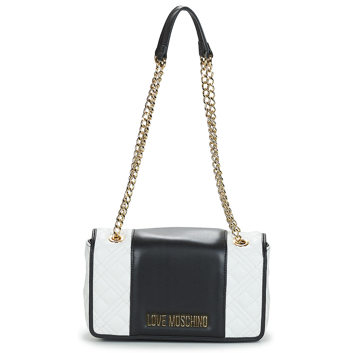 Love Moschino Blanc / Noir QUILTED BICOLOUR GTo54inl