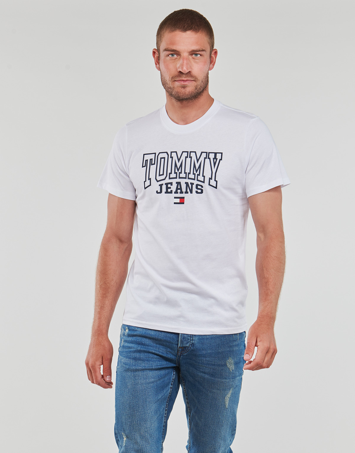 Tommy Jeans Blanc TJM RGLR ENTRY GRAPHIC TEE FFCNGLol
