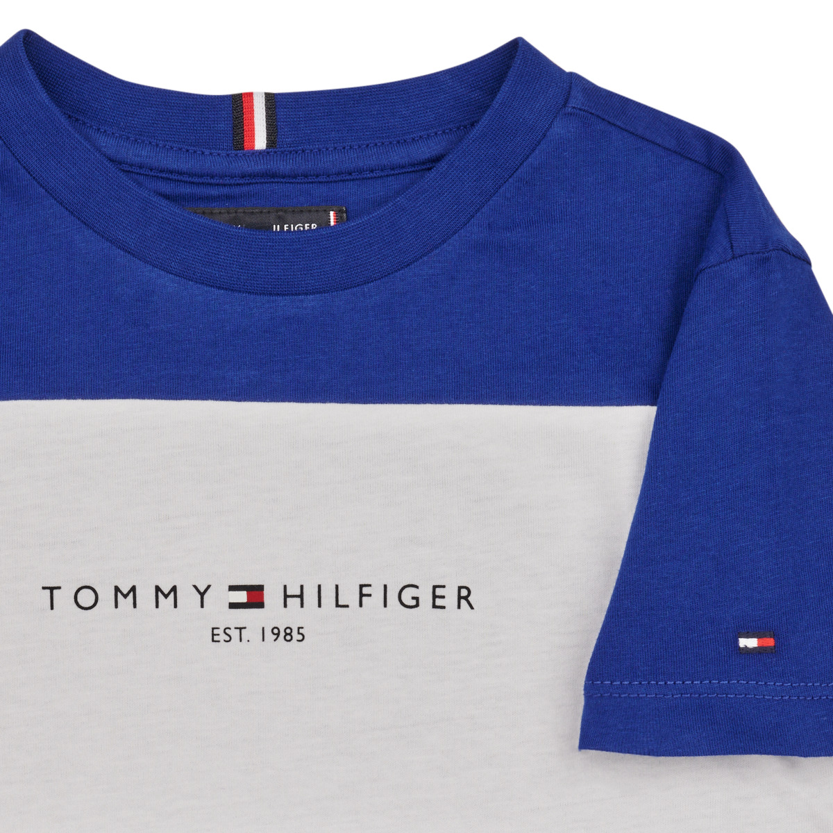 Tommy Hilfiger Marine ESSENTIAL COLORBLOCK TEE S/S dZYUPPKY