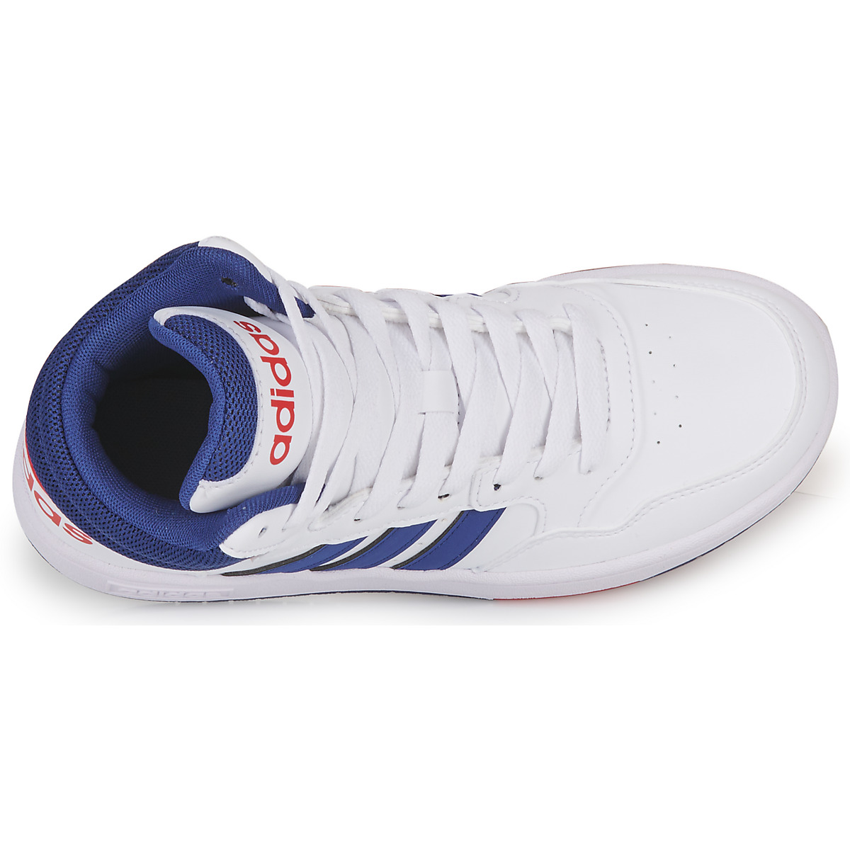 Adidas Sportswear Blanc / Bleu / Rouge HOOPS MID 3.0 K fPFhqNRf