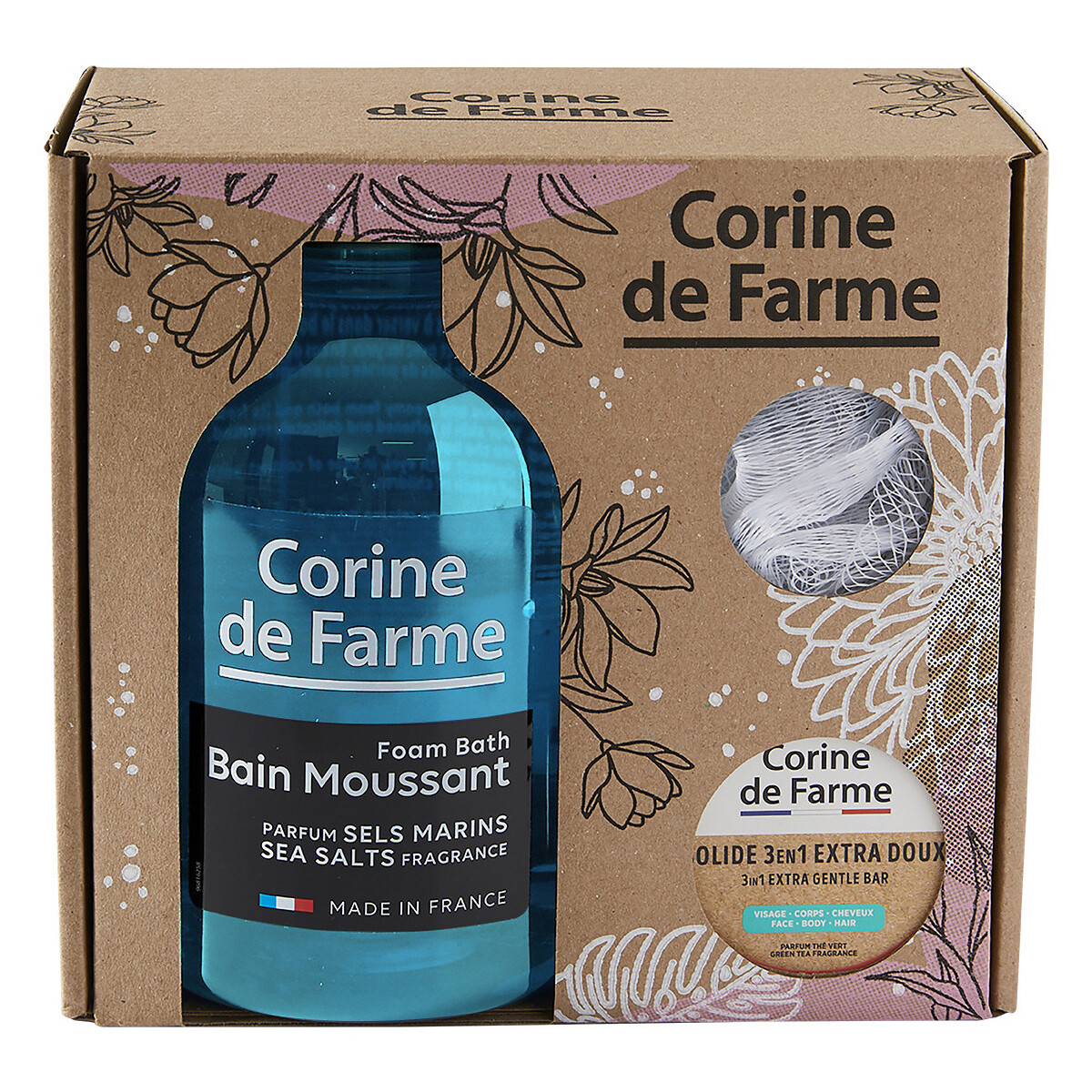 Corine De Farme Autres Coffret Bain Moussant Parfum Sel