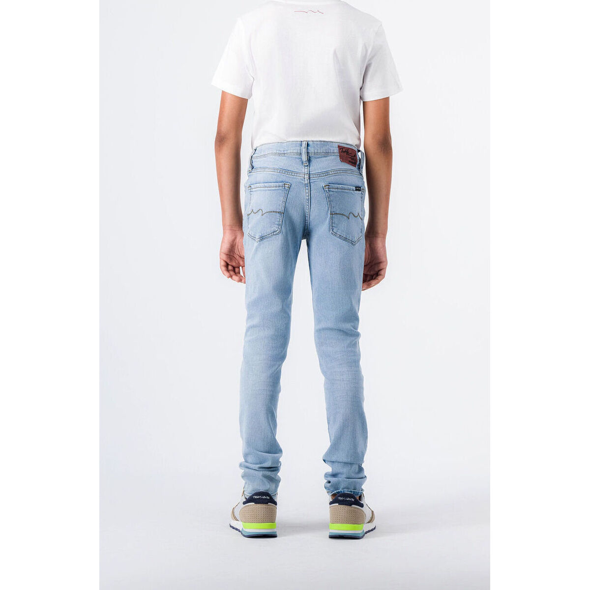 Teddy Smith Bleu Pantalon Jeans coupe skinny FLASH JR SKINNY EWqA98SJ