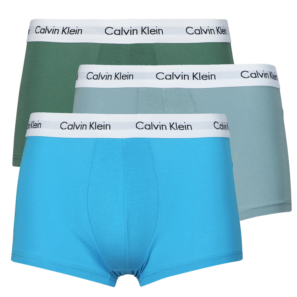 Calvin Klein Jeans Bleu / Gris / Bleu LOW RISE TRUNK X3