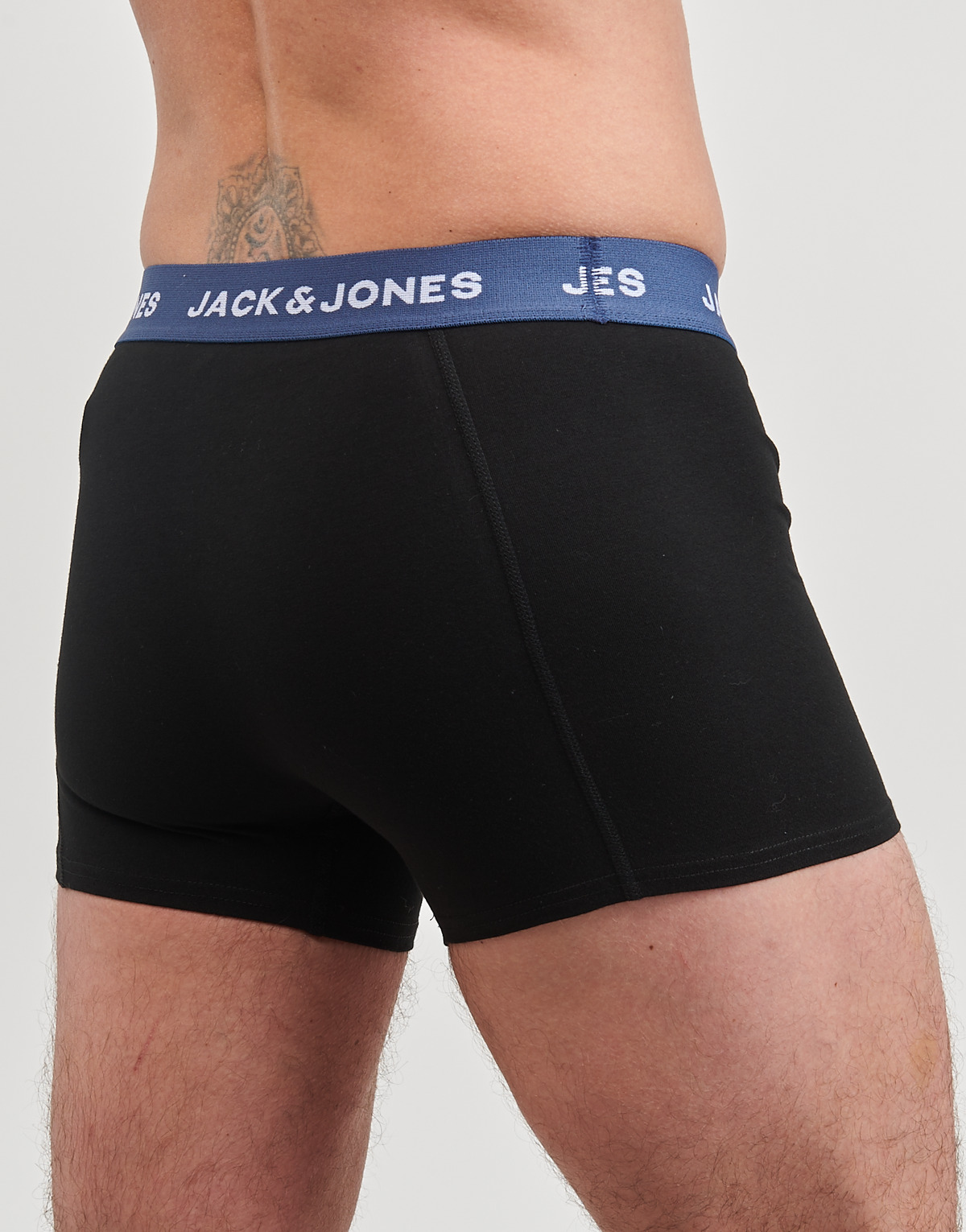 Jack & Jones Noir / Bleu JACSOLID TRUNKS 3 PACK OP DrR5sp1n