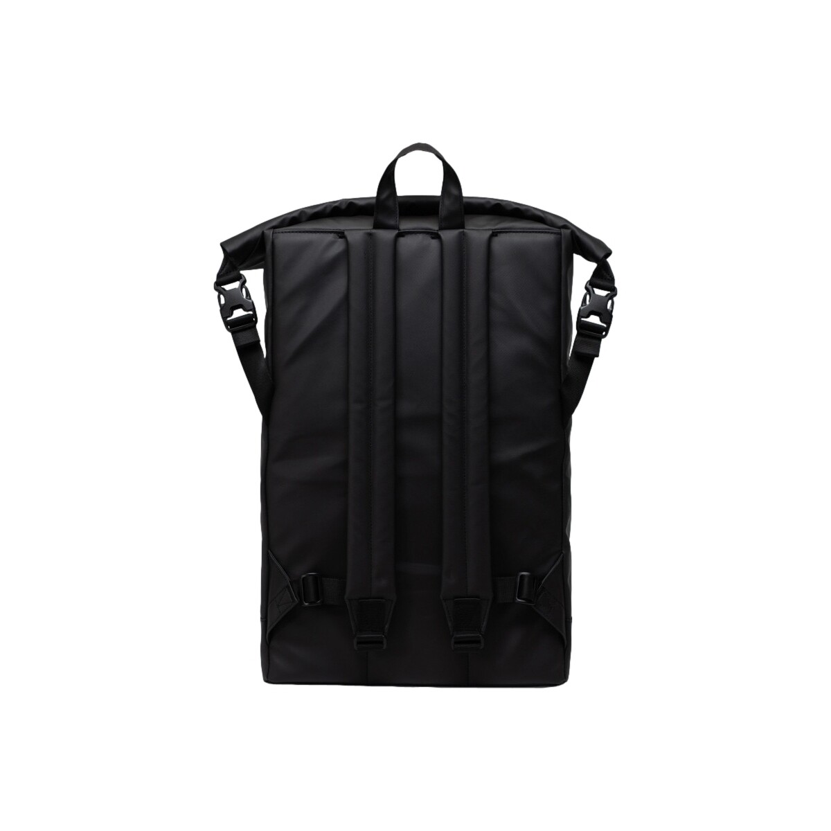 Herschel Noir Roll Top Backpack - Black IDbl4kQ6
