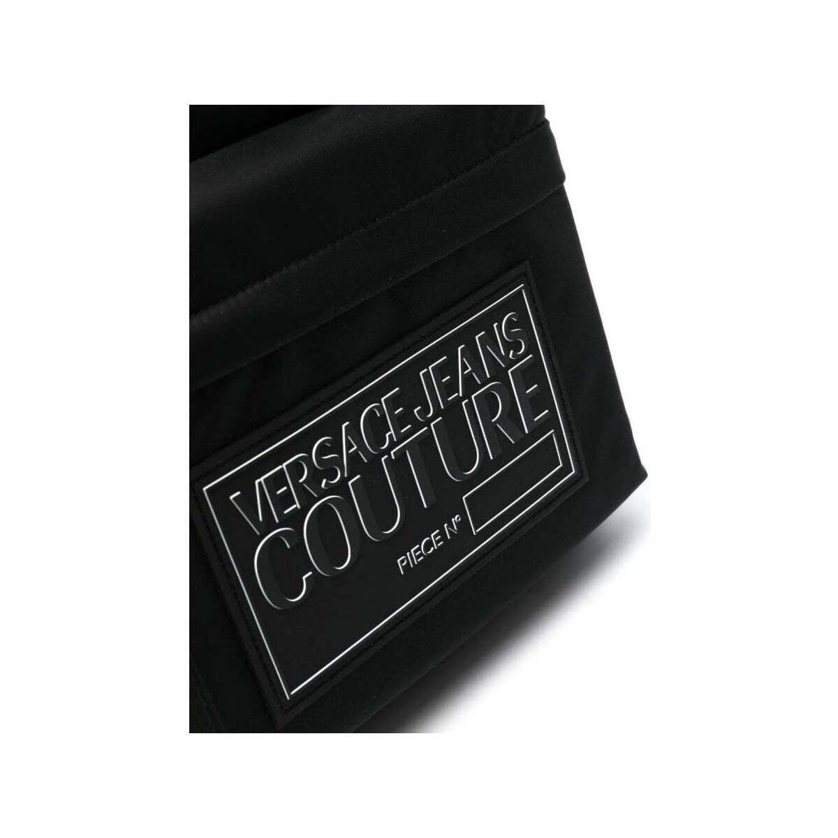 Versace Jeans Couture Noir box logo zaino backpack FIjnM47U