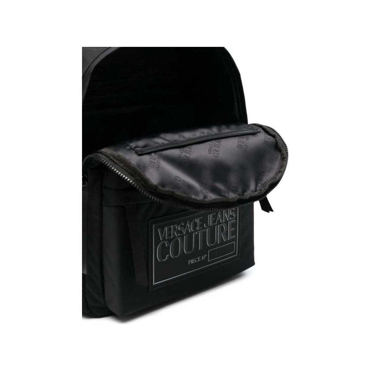 Versace Jeans Couture Noir box logo zaino backpack FIjnM47U