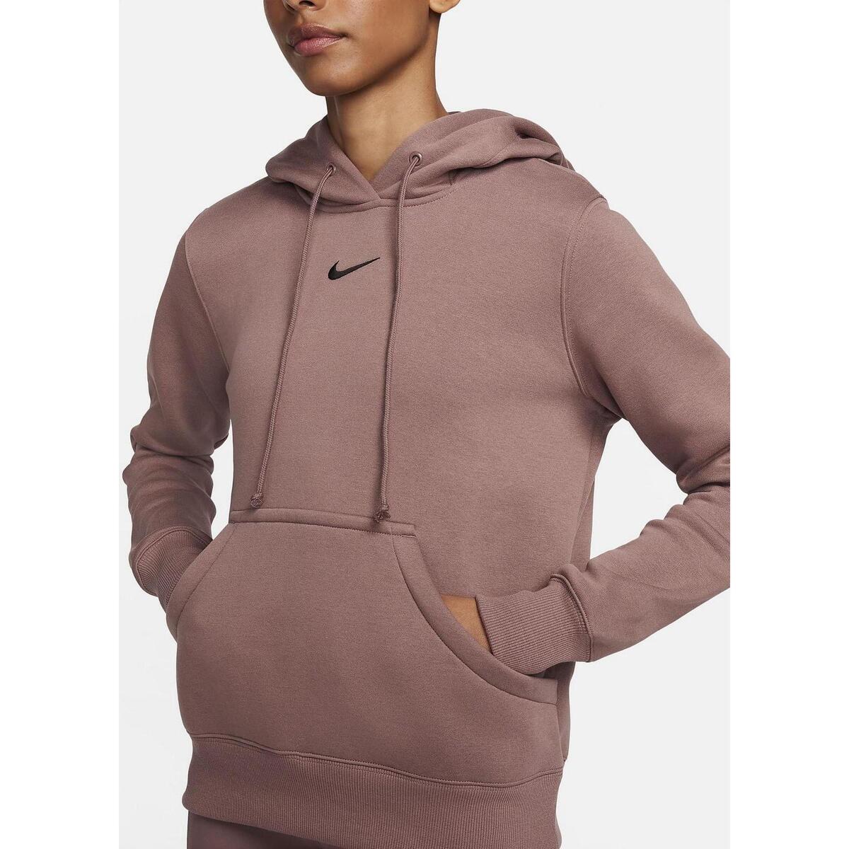Nike Violet W nsw phnx flc std po hoodie keCiEVLK