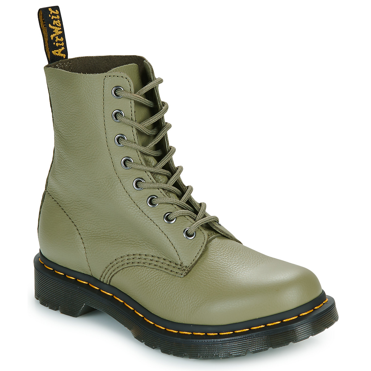 Dr. Martens Kaki 1460 Pascal Muted Olive Virginia GSfFG