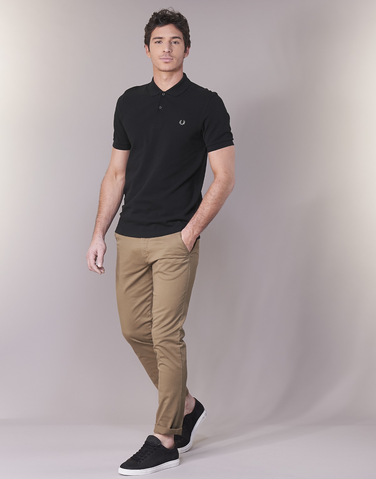 Fred Perry Noir THE FRED PERRY SHIRT GgEtnooR