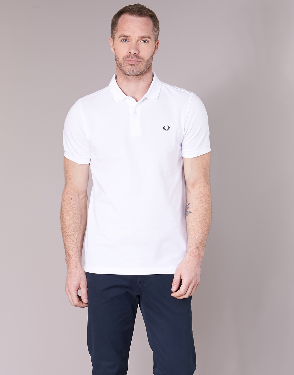 Fred Perry Blanc THE FRED PERRY SHIRT iidwpvfs