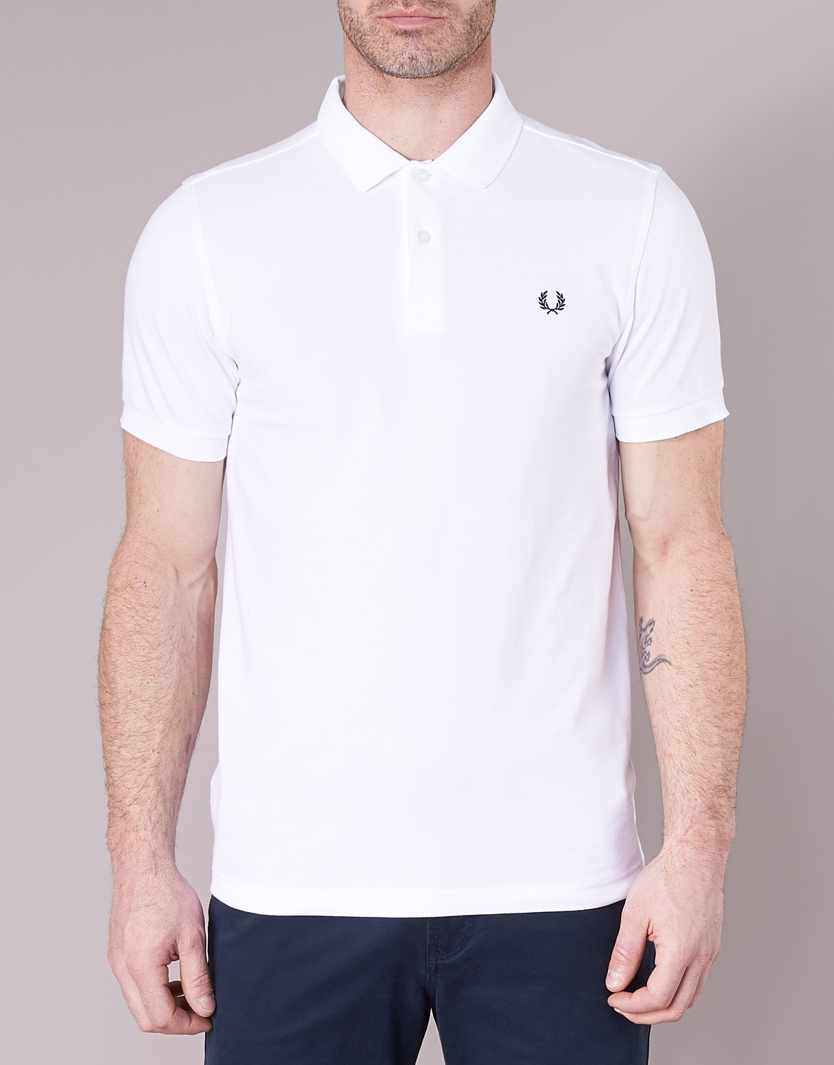Fred Perry Blanc THE FRED PERRY SHIRT iidwpvfs